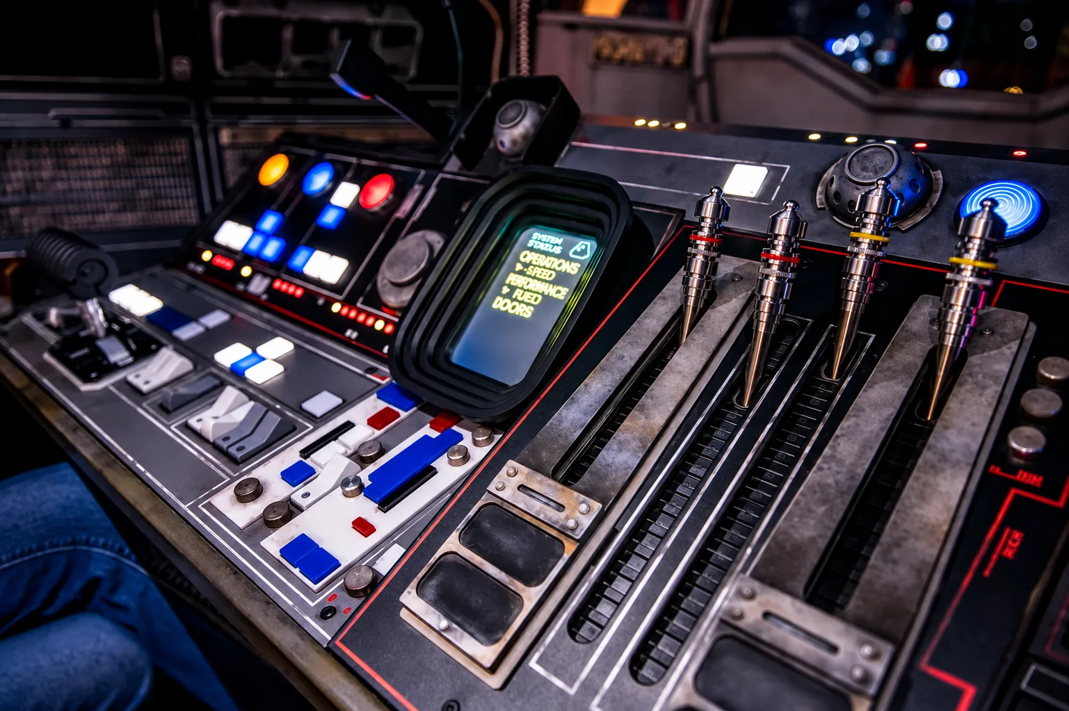Millennium Falcon flight-deck controls